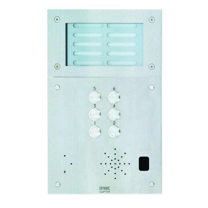 Plaque inox à touches d’appel gravées main product photo