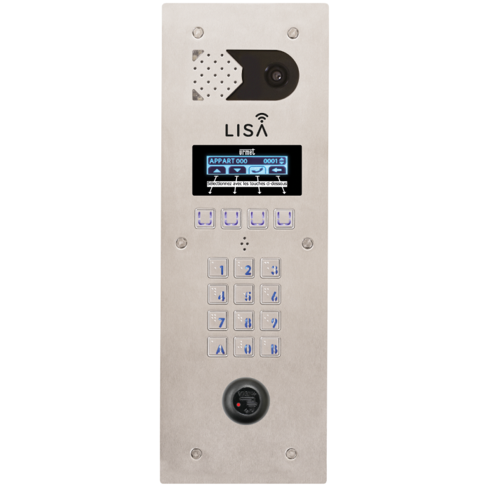 Plaque LISA vidéo à défilement 2 lignes main product photo