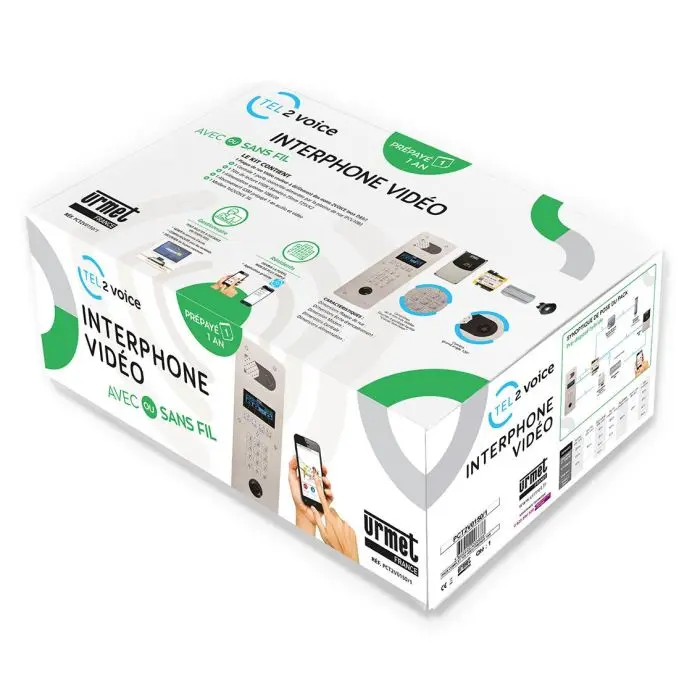 Platine interphonie GSM avec contrôle d’accès résident et VIGIK