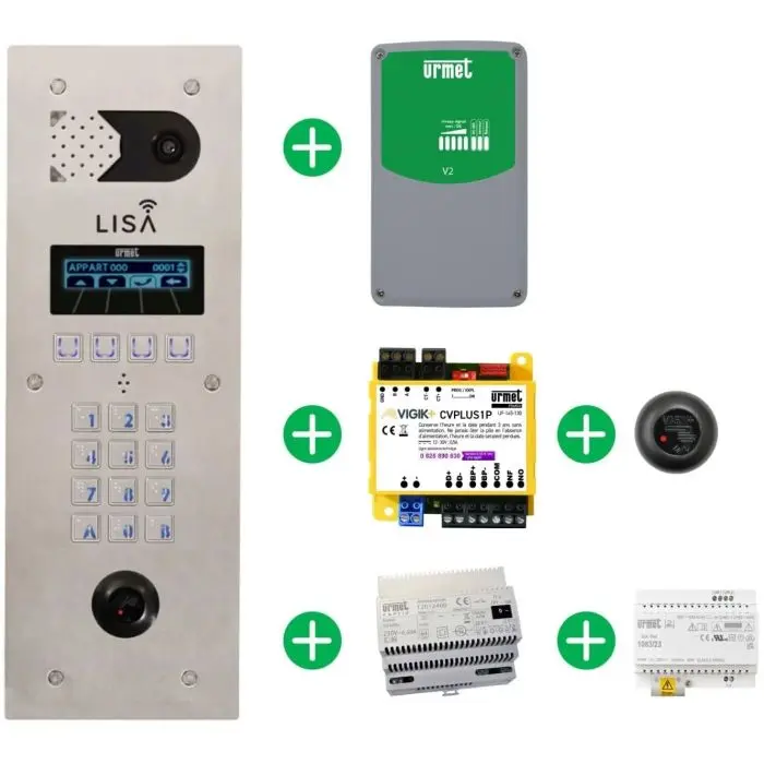 Pack Complet LISA 1 porte Vigik+ préprogrammé