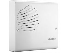 Sirène auto-alimentée en boîtier acier blanc
