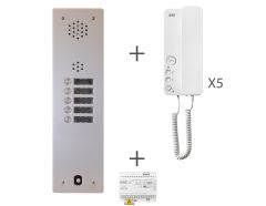 Kit audio préprogrammé 5 boutons