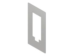 Plaque de propreté pour clavier avec perçage vigik et emplacement libre