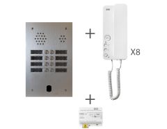 Kit audio préprogrammé 8 boutons