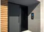 Plaque de rue HBS - Zamac Noir - Lecteur Plat