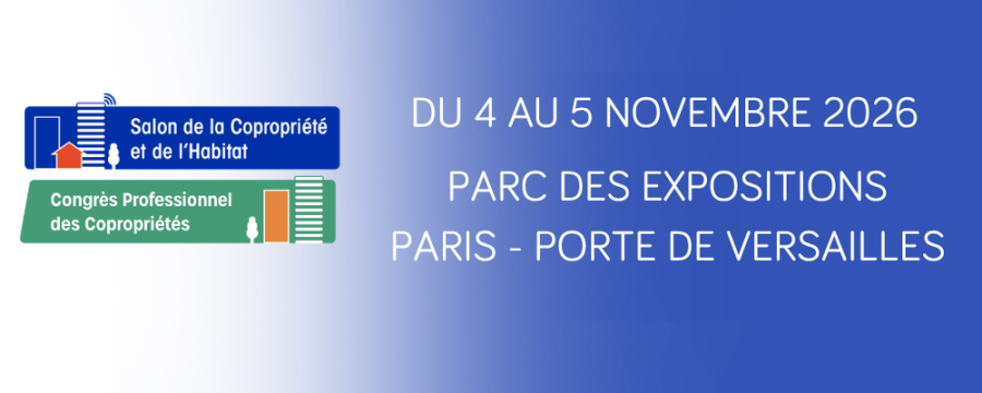 Retrouvez-nous au salon de la Copropriété et de l'Habitat