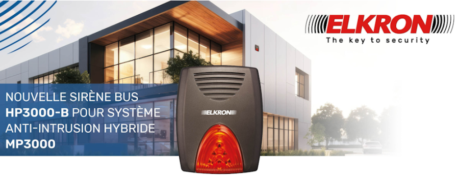 Nouveau système anti-intrusion hybride MP3000 d’Elkron